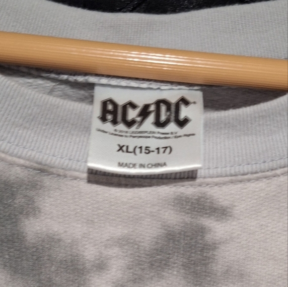 AC/DC Gray Tie-Dye Tee - Picture 3 of 4